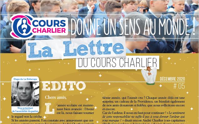 La lettre du Cours Charlier – décembre 2020