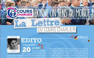 La lettre du Cours Charlier – Nov 2021