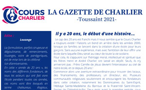 La Gazette de Charlier Toussaint 2021